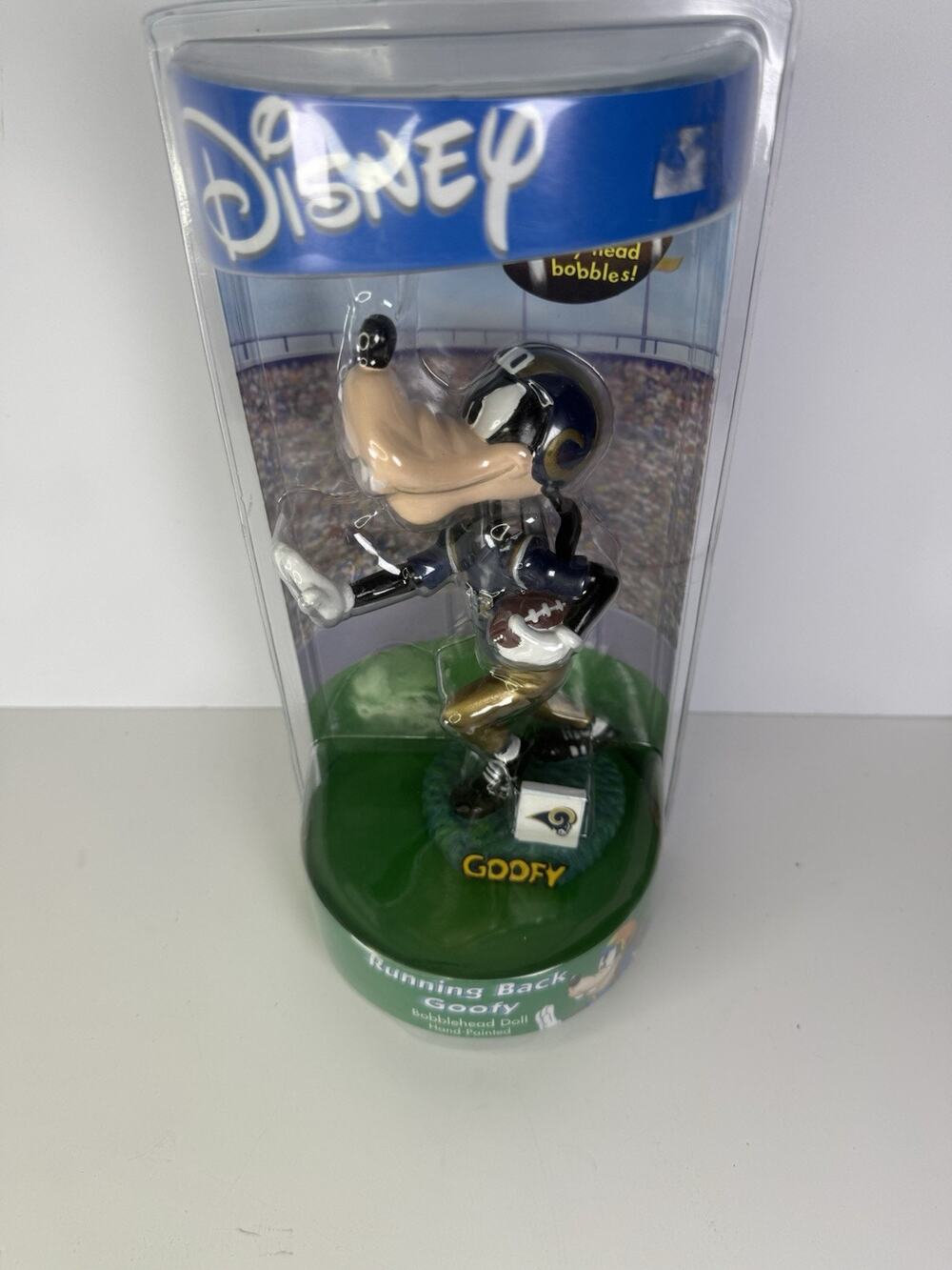 VTG LAS VEGAS RAIDERS Running Back GOOFY Disney NFL Nodder Bobblehead NIB